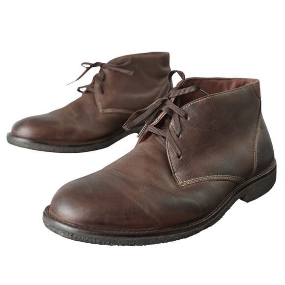 Johnston & Murphy Brown Leather Chukka Boots - Size 8.5M main image 7